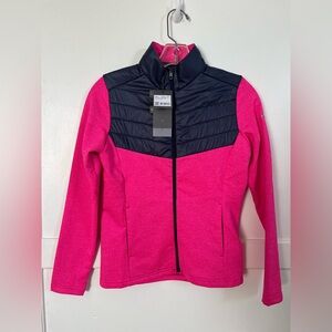Pink and navy blue kids jacket